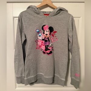 Disney Aulani Resort Gray Hoodie Sweatshirt Featuring Minnie Mouse
